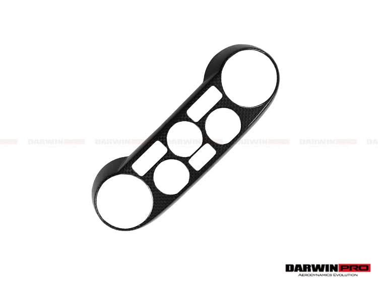 2015-2020 Ferrari Dry Carbon Fiber AC Control Panel Cover | Fits 488, Pista
