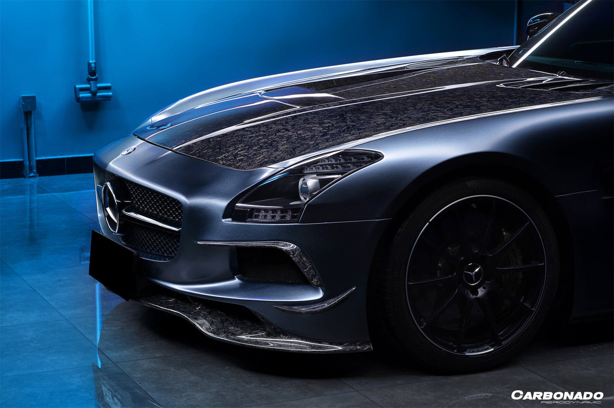 2010-2015 Mercedes Benz W197 SLS AMG BKSS Style Carbon Fiber Hood