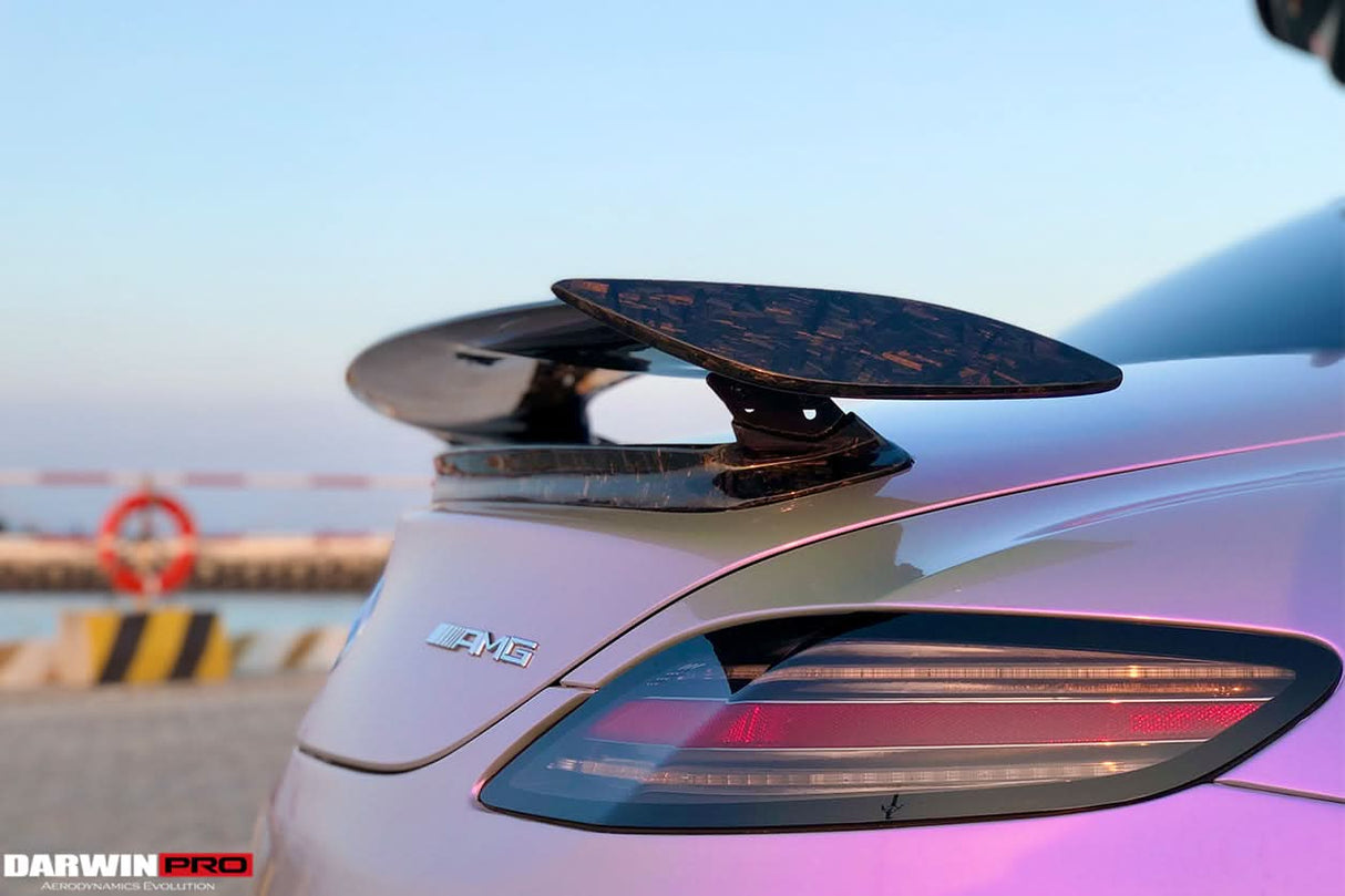 DarwinPRO 2010-2015 Mercedes Benz W197 SLS AMG BKSS Style Carbon Fiber Trunk Spoiler