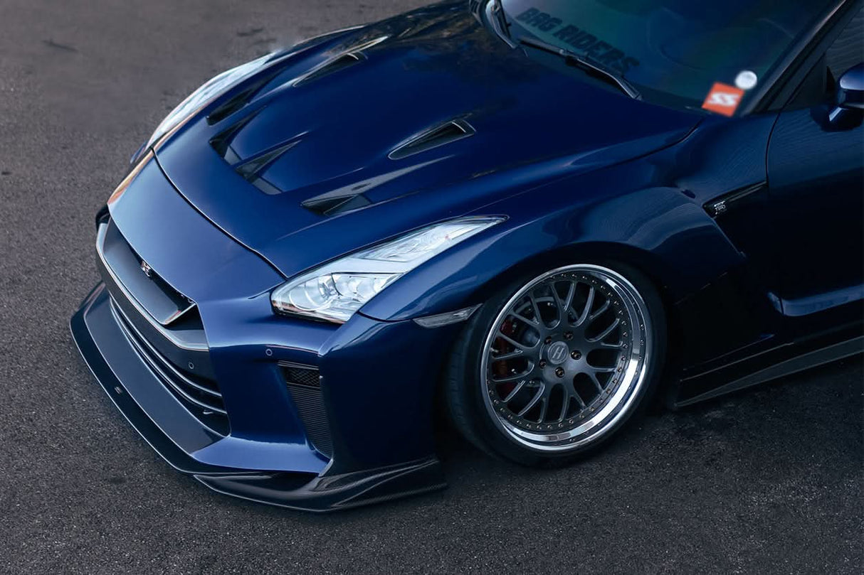 DarwinPRO 2008-2023 Nissan GTR R35 BKSSII Style Carbon Fiber Hood | Fit CBA, DBA, EBA