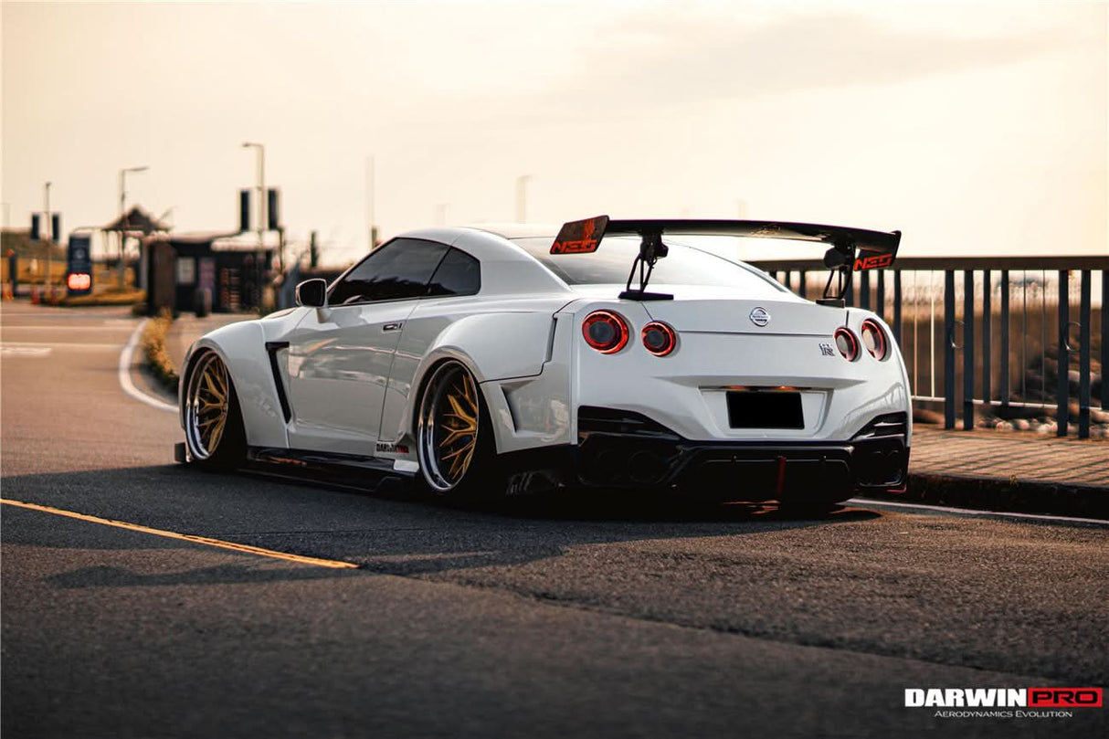 DarwinPRO 2008-2023 Nissan GTR R35 CBA DBA EBA BKSSII Style Partial Carbon Fiber Full Wide Body Kit