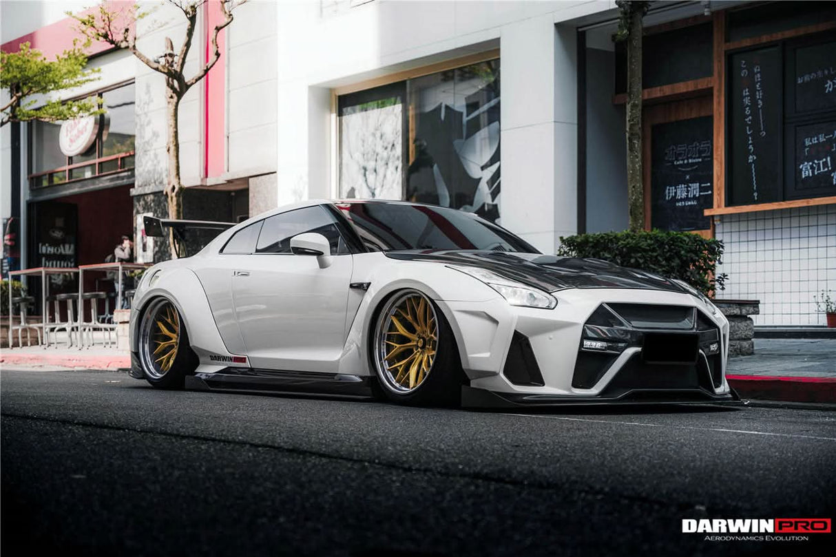 DarwinPRO 2008-2023 Nissan GTR R35 CBA DBA EBA BKSSII Style Partial Carbon Fiber Full Wide Body Kit