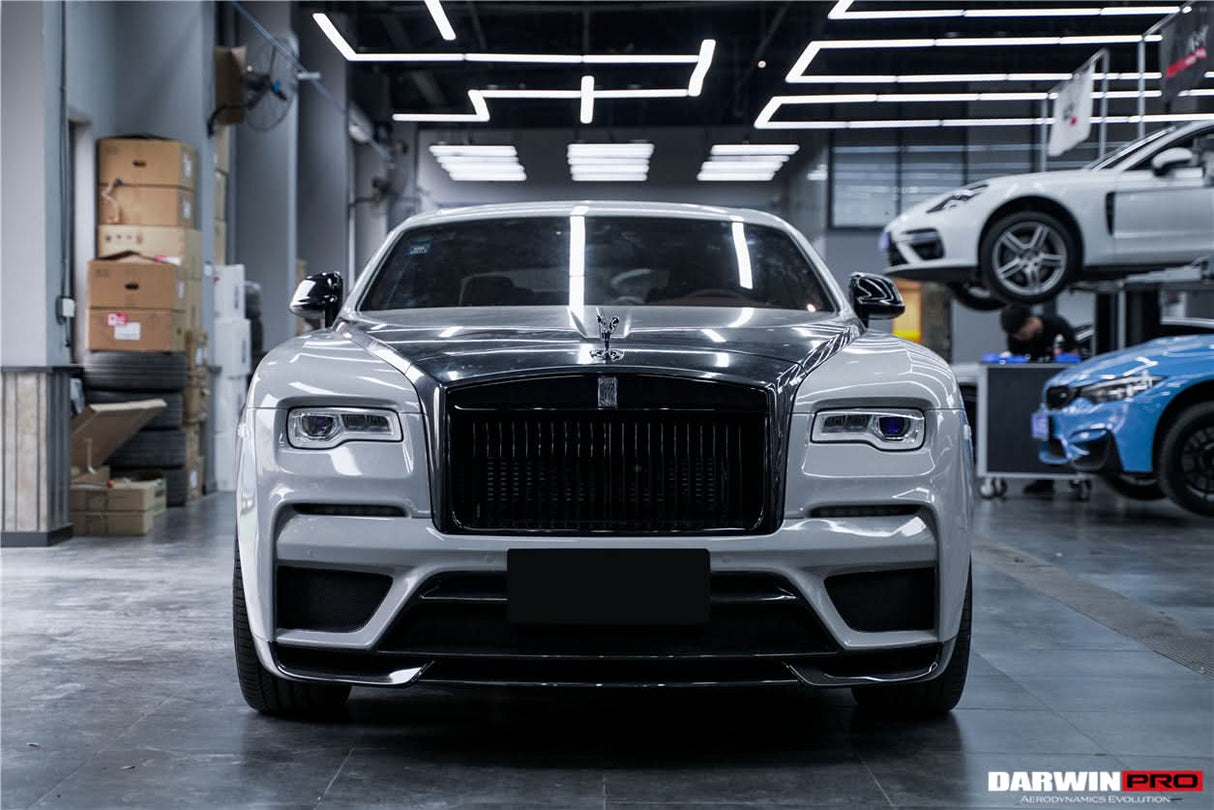 DarwinPRO 2016-2021 Rolls-Royce Wraith & Dawn - BKSS Portion Carbon Fiber Front Bumper
