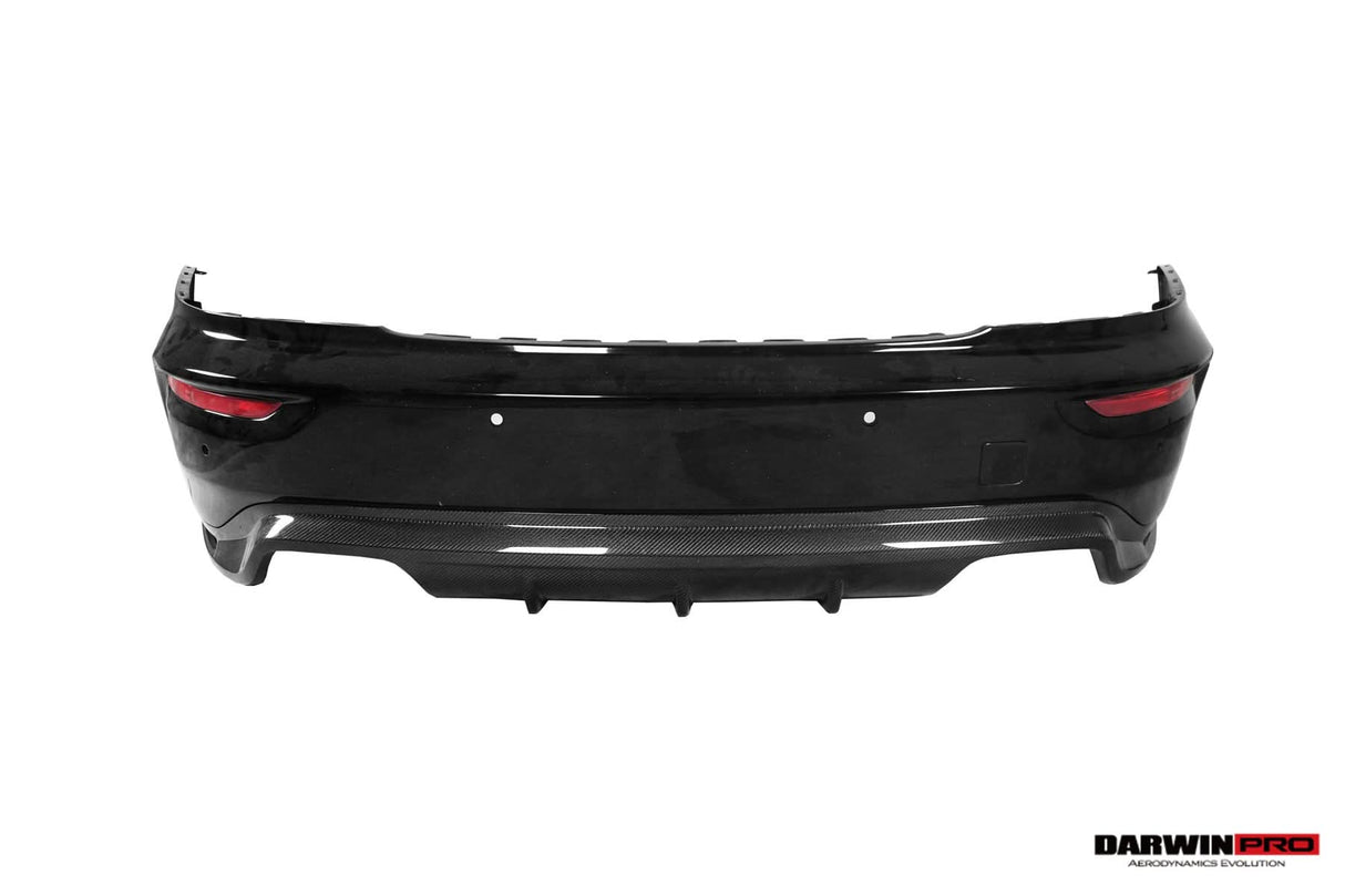 DarwinPRO 2016-2021 Rolls-Royce Wraith & Dawn BKSS Style Partial Carbon Fiber Rear Bumper