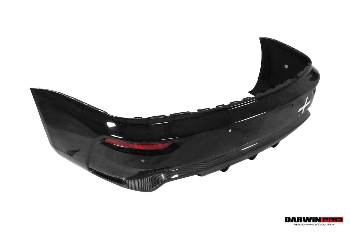 DarwinPRO 2016-2021 Rolls-Royce Wraith & Dawn BKSS Style Partial Carbon Fiber Rear Bumper