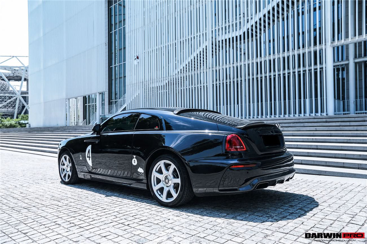 DarwinPRO 2016-2021 Rolls-Royce Wraith & Dawn BKSS Style Partial Carbon Fiber Rear Bumper