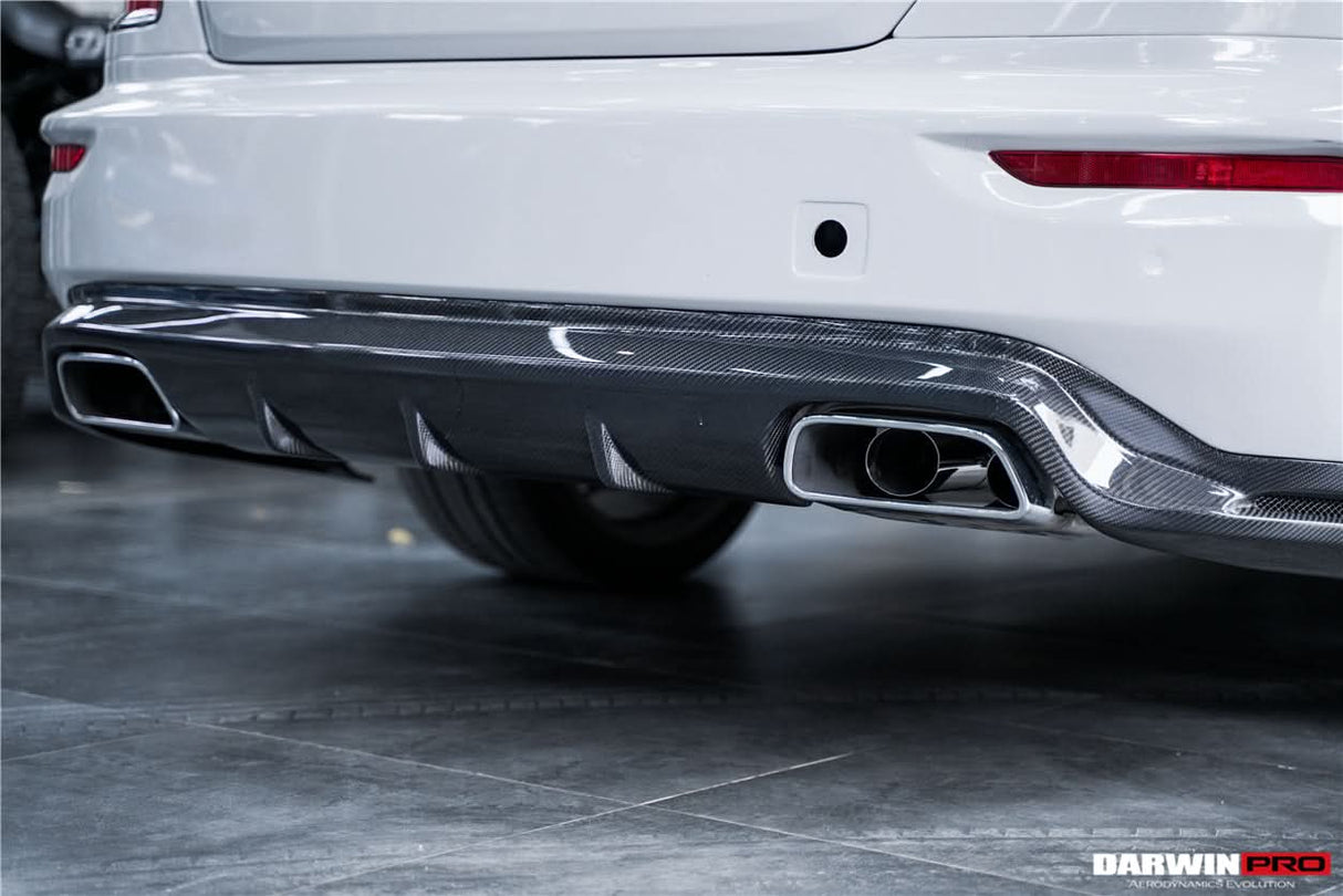 DarwinPRO 2016-2021 Rolls-Royce Wraith & Dawn BKSS Style Partial Carbon Fiber Rear Bumper