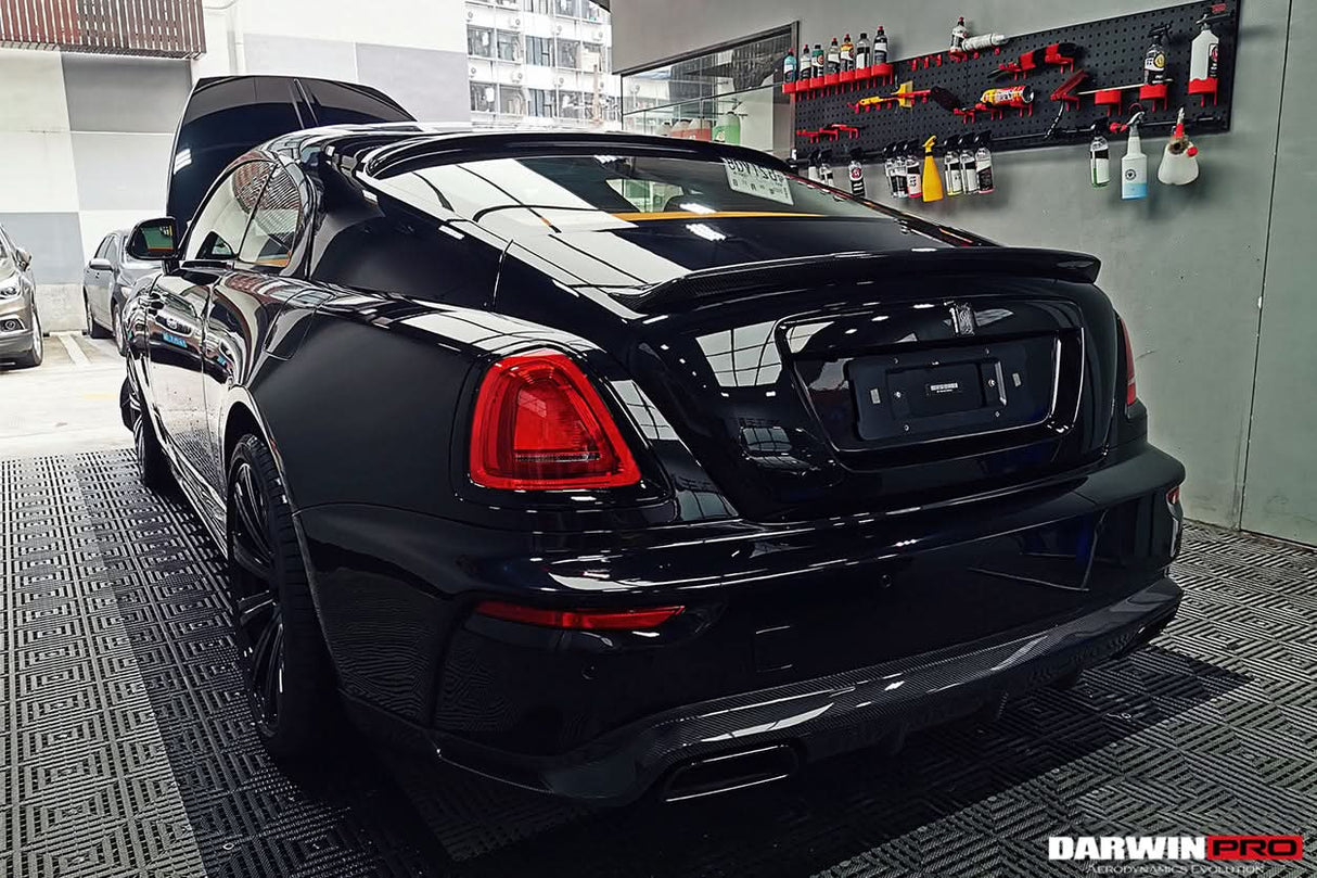 DarwinPRO 2016-2020 Rolls-Royce Wraith BKSS Style Carbon Fiber Roof Spoiler