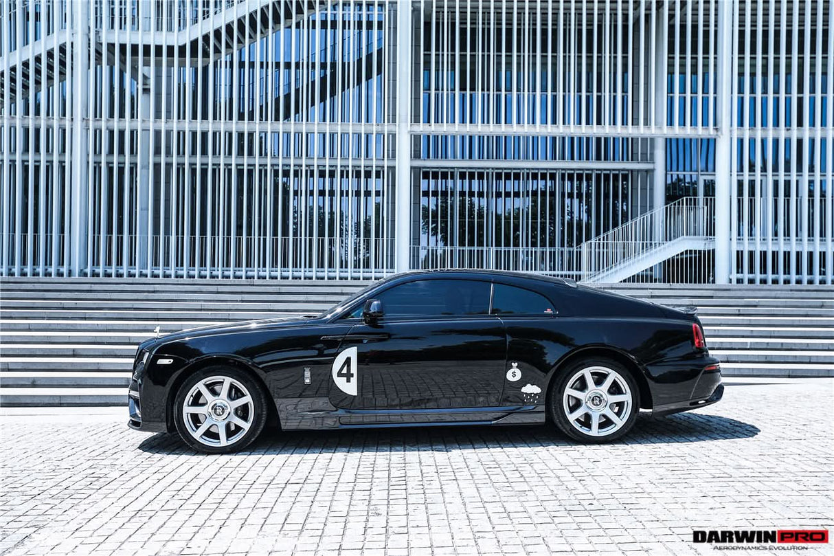 DarwinPRO 2016-2021 Rolls-Royce Wraith BKSS Style Carbon Fiber Side Skirts