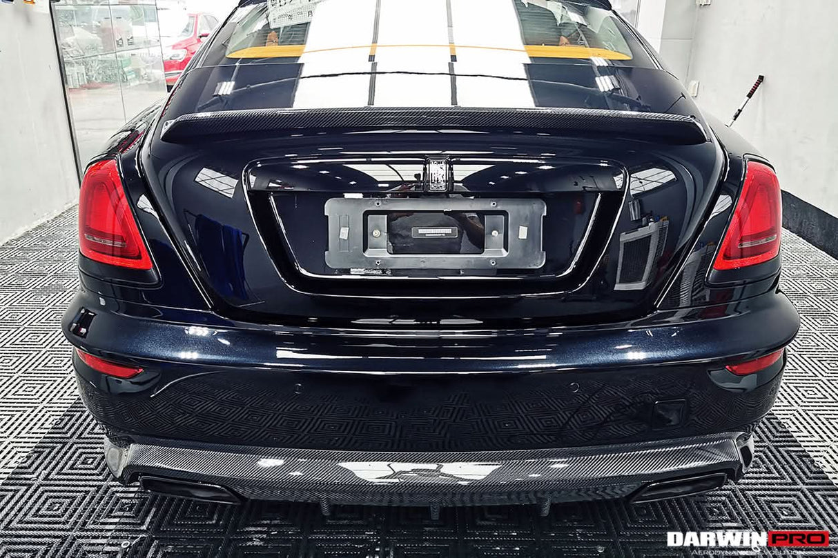 DarwinPRO 2016-2020 Rolls-Royce Wraith BKSSII Style Carbon Fiber Trunk Spoiler