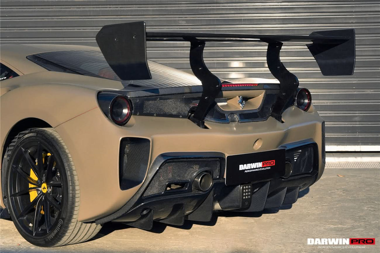 2015-2020 Ferrari 488 GTB Partial Carbon Fiber Full Body Kit - DarwinPRO Challenge Evo Modena Design