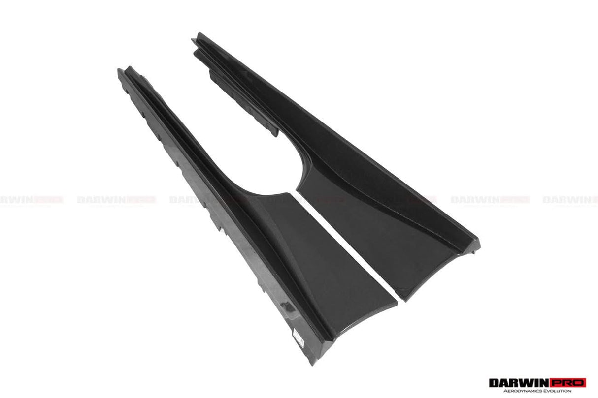 2015-2020 Ferrari 488 GTB | Spider Partial Carbon Fiber Side Skirts - DarwinPRO Challenge Evo Modena Design