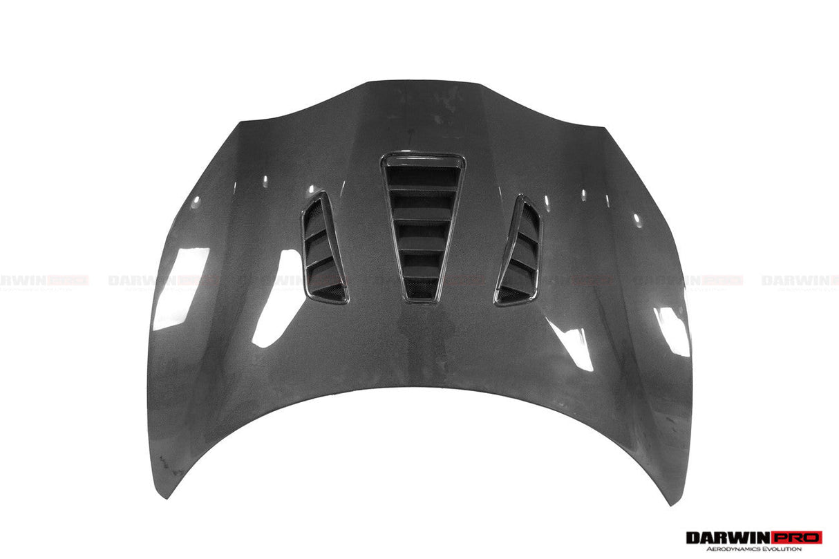2015-2020 Ferrari 488 GTB | Spider Carbon Fiber Hood - DarwinPRO Challenge Evo Modena Design