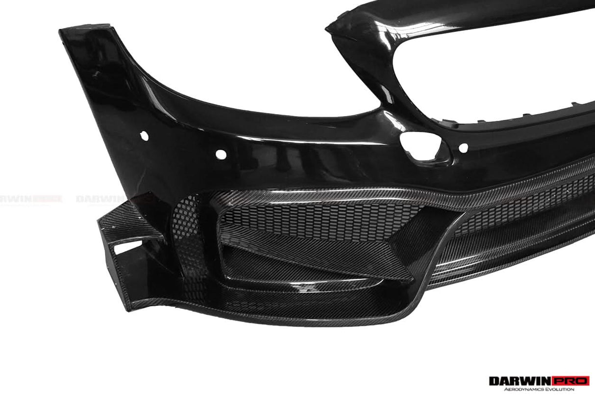 2015-2021 Mercedes Benz W205 C63 S AMG Sedan IMP Performance Partial Carbon Fiber front bumper