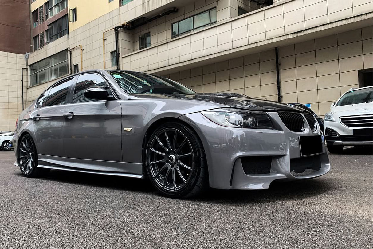 2008-2012 BMW 3 Series E90 LCI 1M Style Front Bumper with Lip Splitter