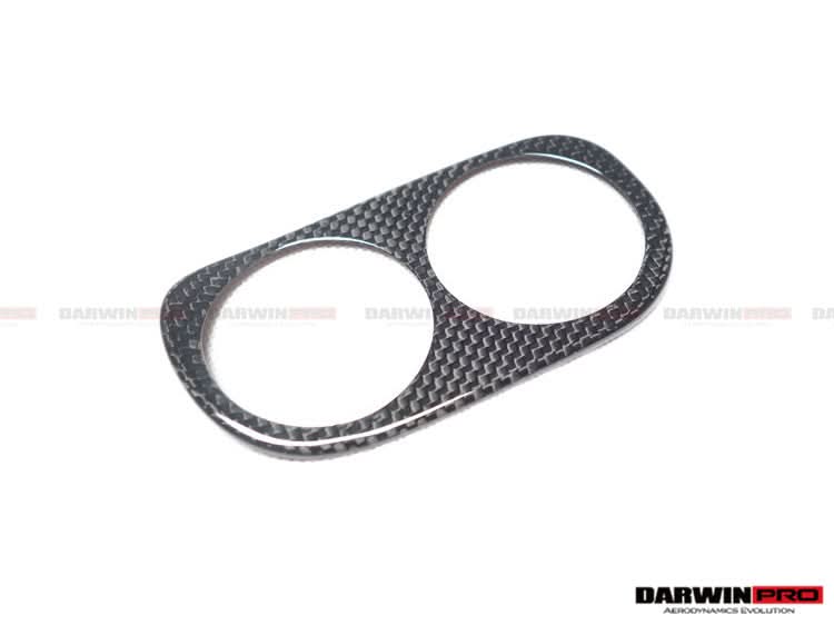 2010-2015 Ferrari 458 Dry Carbon Fiber Light Switch Cover DarwinPRO (OE) Fits Italia, Spider, Speciale