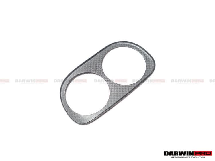 2010-2015 Ferrari 458 Dry Carbon Fiber Light Switch Cover DarwinPRO (OE) Fits Italia, Spider, Speciale