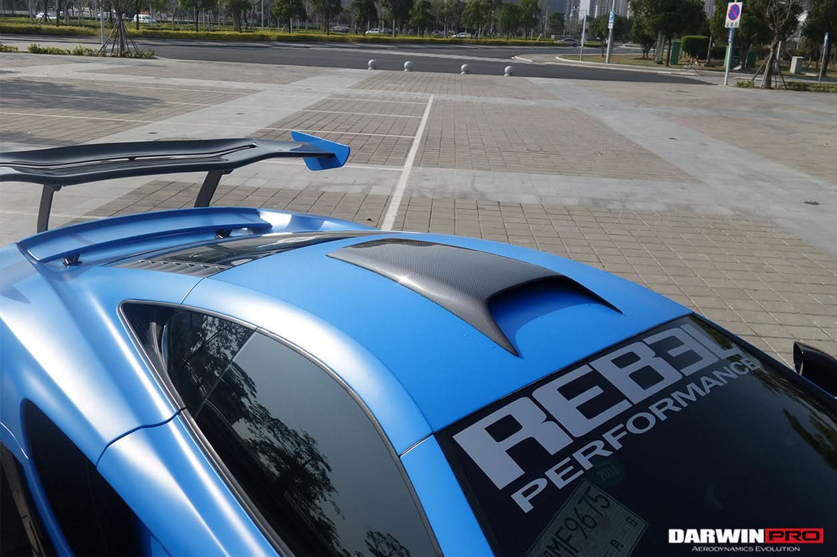 2011-2017 McLaren BKSS Style Carbon Fiber Roof Scoop | Fits 650S, 675LT, 12C