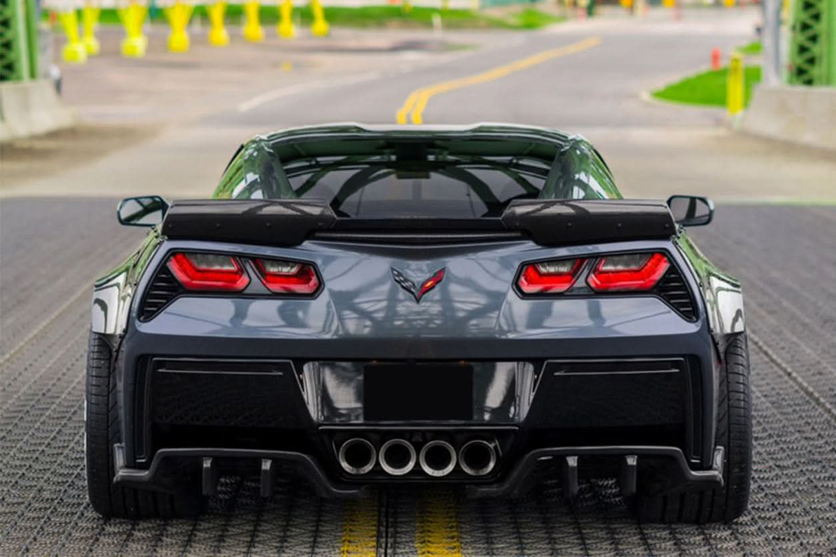 2013-2019 Corvette C7 Z51 Z06 Grandsport Carbon Fiber Trunk Spoiler