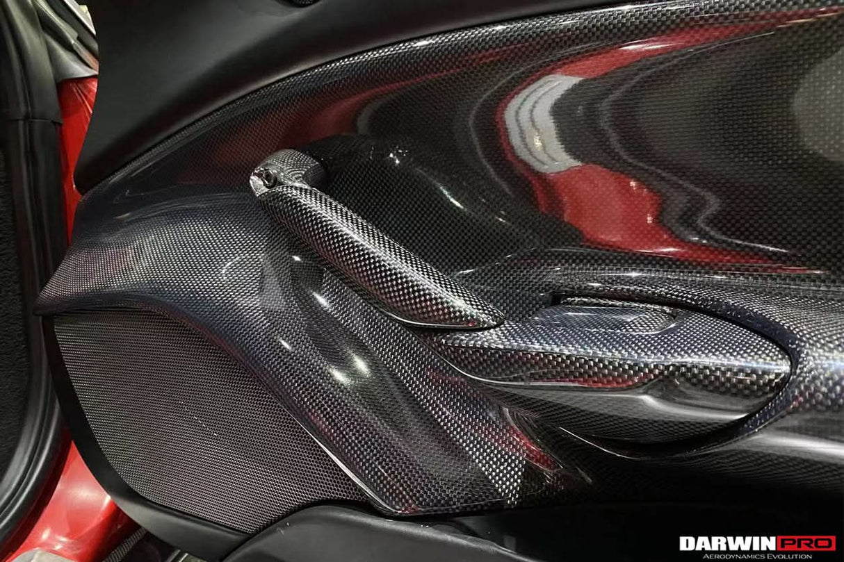 2015-2020 Ferrari 488 GTB & Spider Carbon Fiber Door Handle Interior