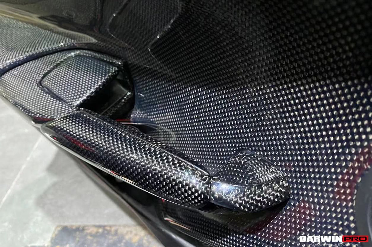 2015-2020 Ferrari 488 GTB & Spider Carbon Fiber Door Handle Interior