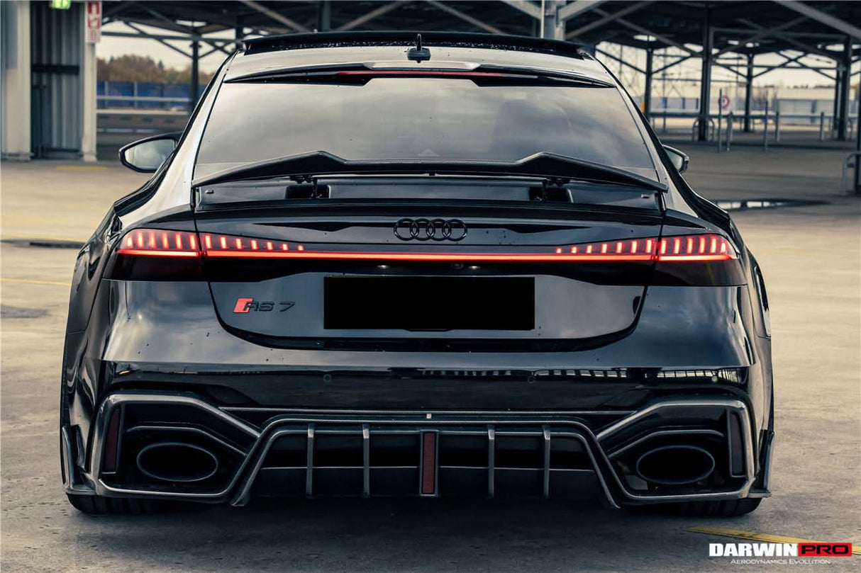 DarwinPRO 2019-UP Audi RS6 Avant C8 RS7 C8 Quattro IMP Design Rear Diffuser
