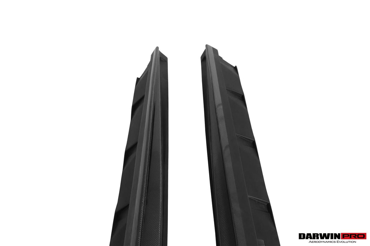2006-2015 Audi R8 Partial Carbon Fiber Side Skirts DarwinPRO (DPGT) Fits Coupe | Spyder