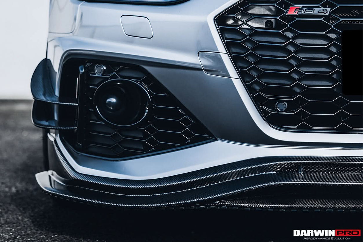 DarwinPRO 2020-2024 Audi RS4 B9.5 BKSS Style Carbon Fiber Front Lip