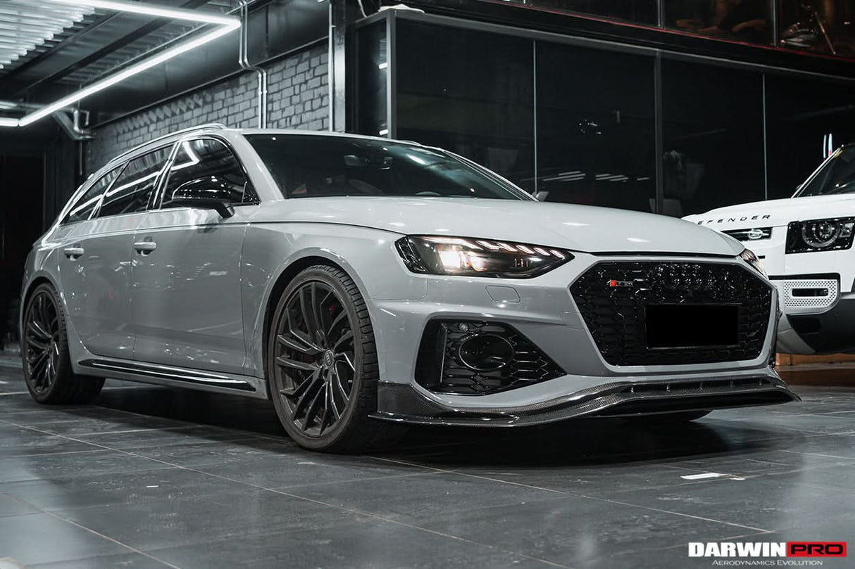 DarwinPRO 2020-2024 Audi RS4 B9.5 BKSS Style Carbon Fiber Front Lip