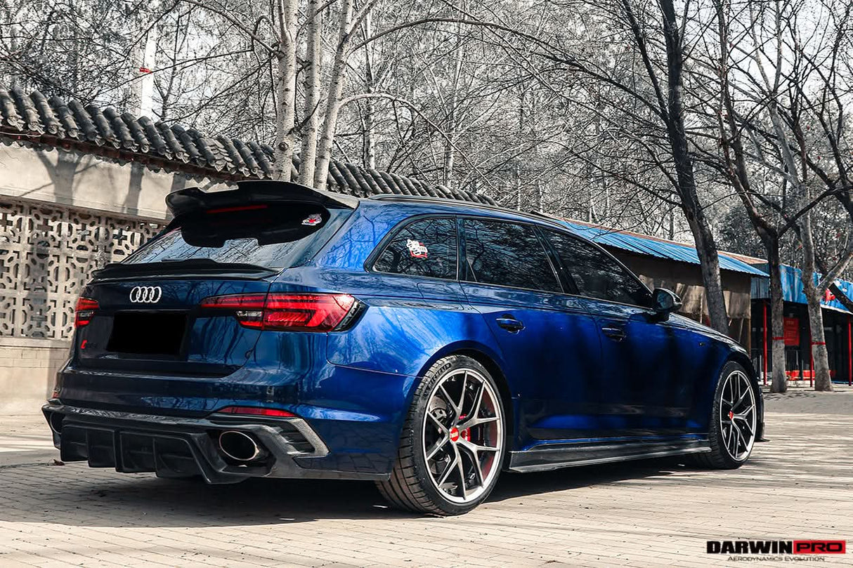 2017-2024 Audi RS4 B9 BKSS Style Rear Diffuser with Winglets