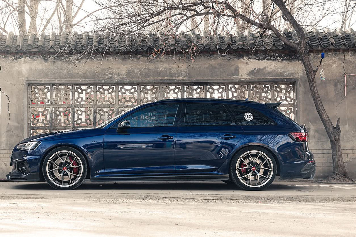2017-2024 Audi RS4 B9 BKSS Style Side Skirts Under Board