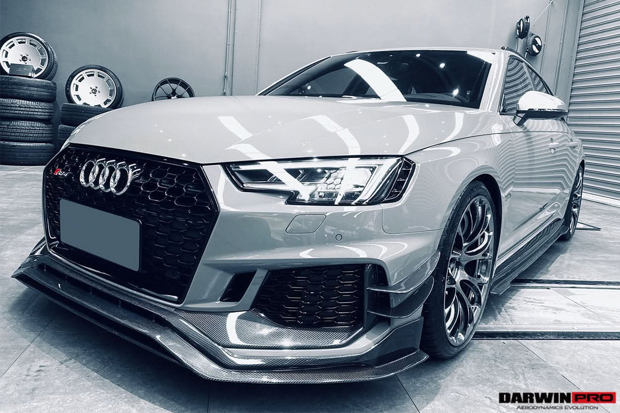 DarwinPRO 2017-2019 Audi RS4 B9 BKSS Style Front Lip