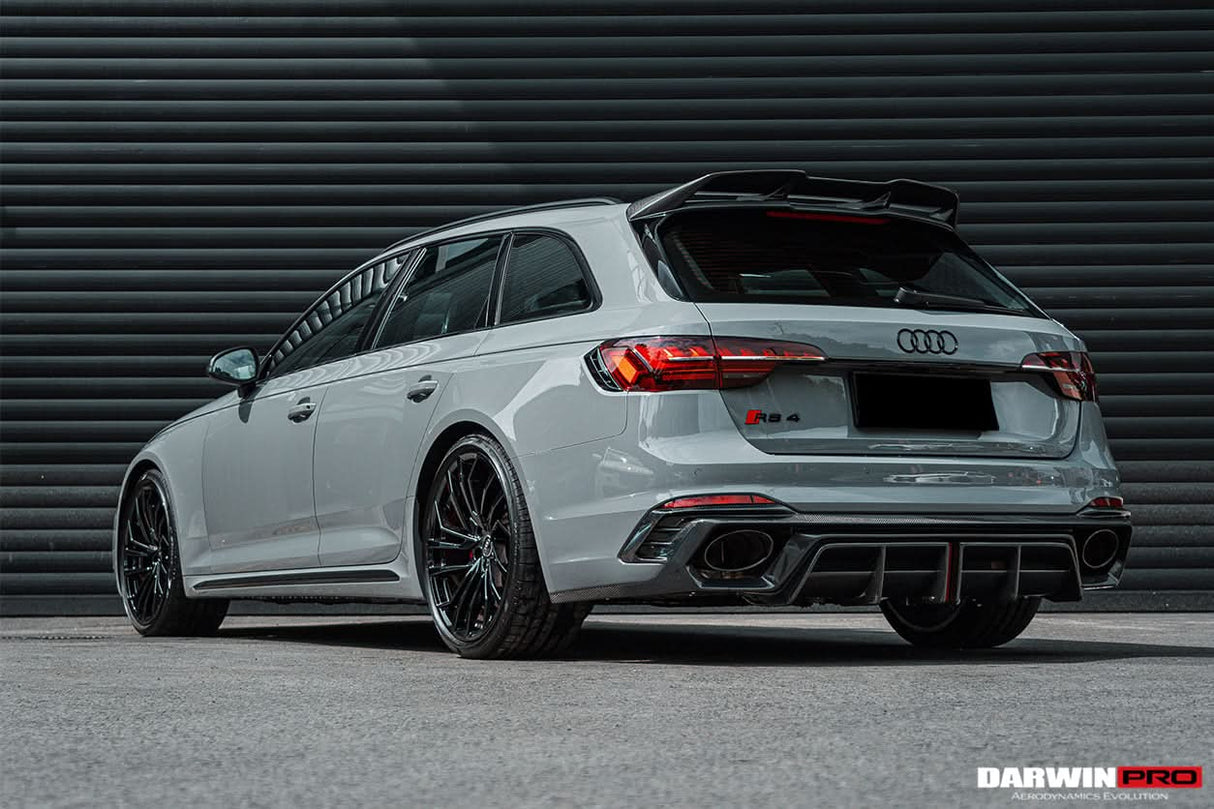2017-2024 Audi RS4 B9 BKSS Style Rear Diffuser with Winglets