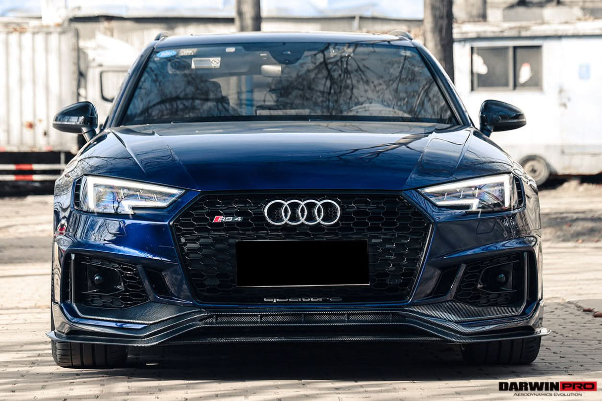 DarwinPRO 2017-2019 Audi RS4 B9 BKSS Style Front Lip