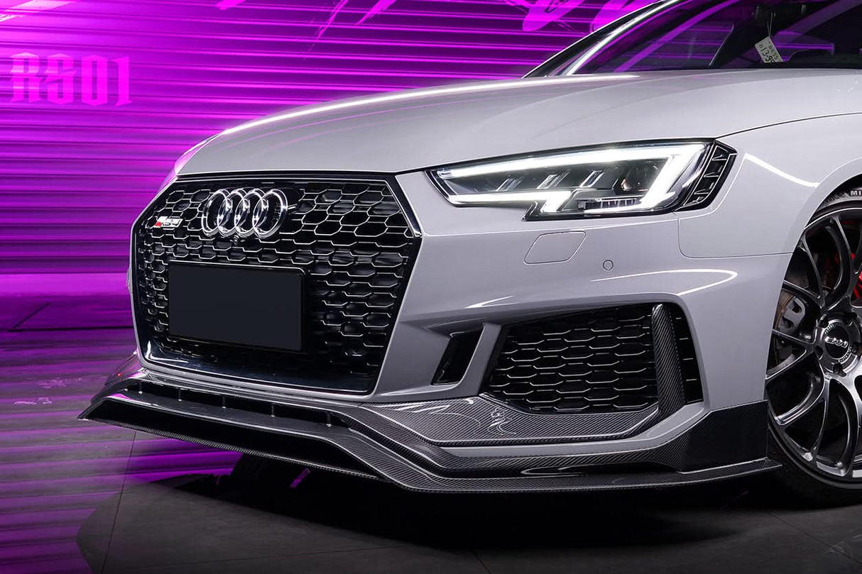 DarwinPRO 2017-2019 Audi RS4 B9 Front Bumper Trim Lip