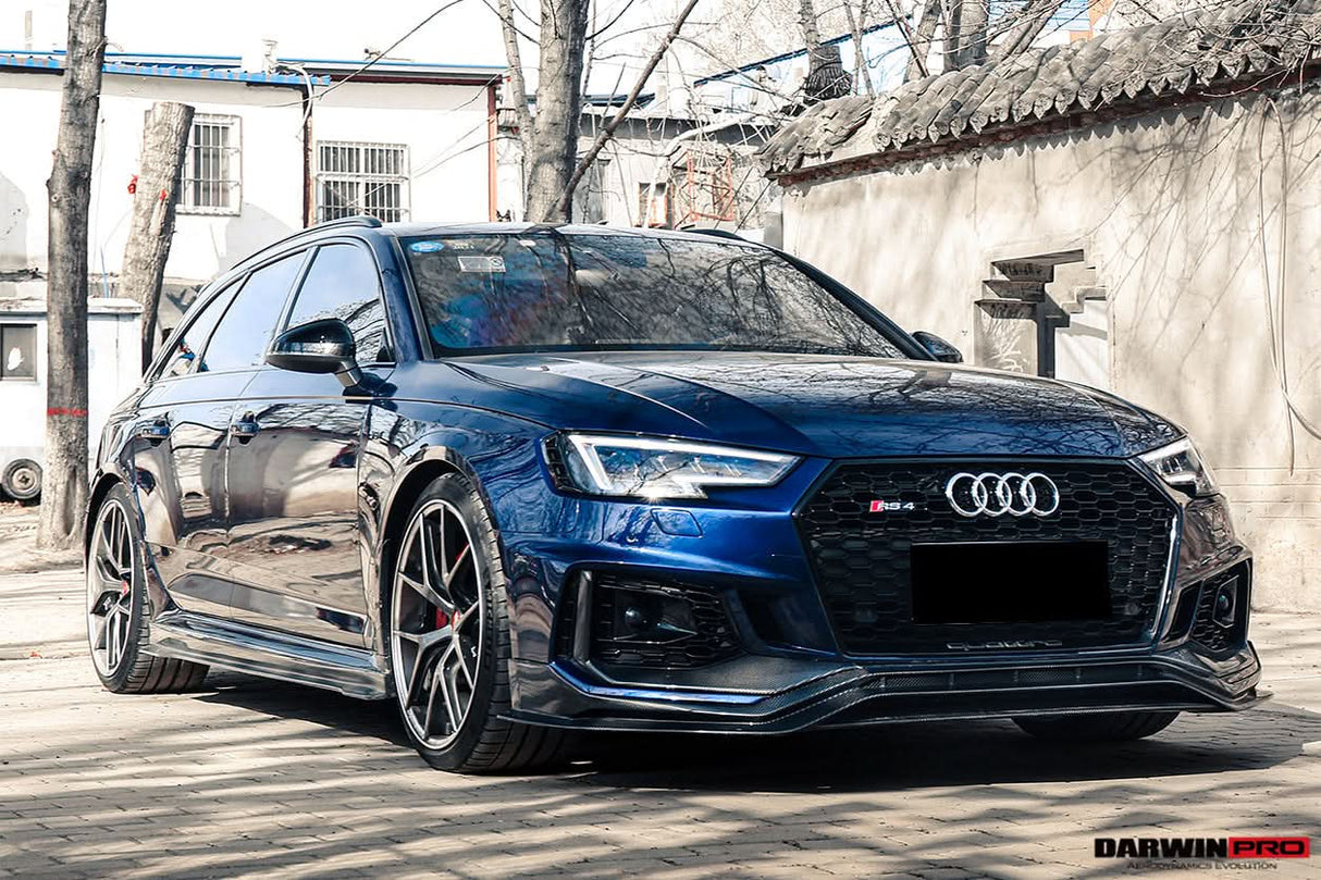 DarwinPRO 2017-2019 Audi RS4 B9 BKSS Style Front Lip