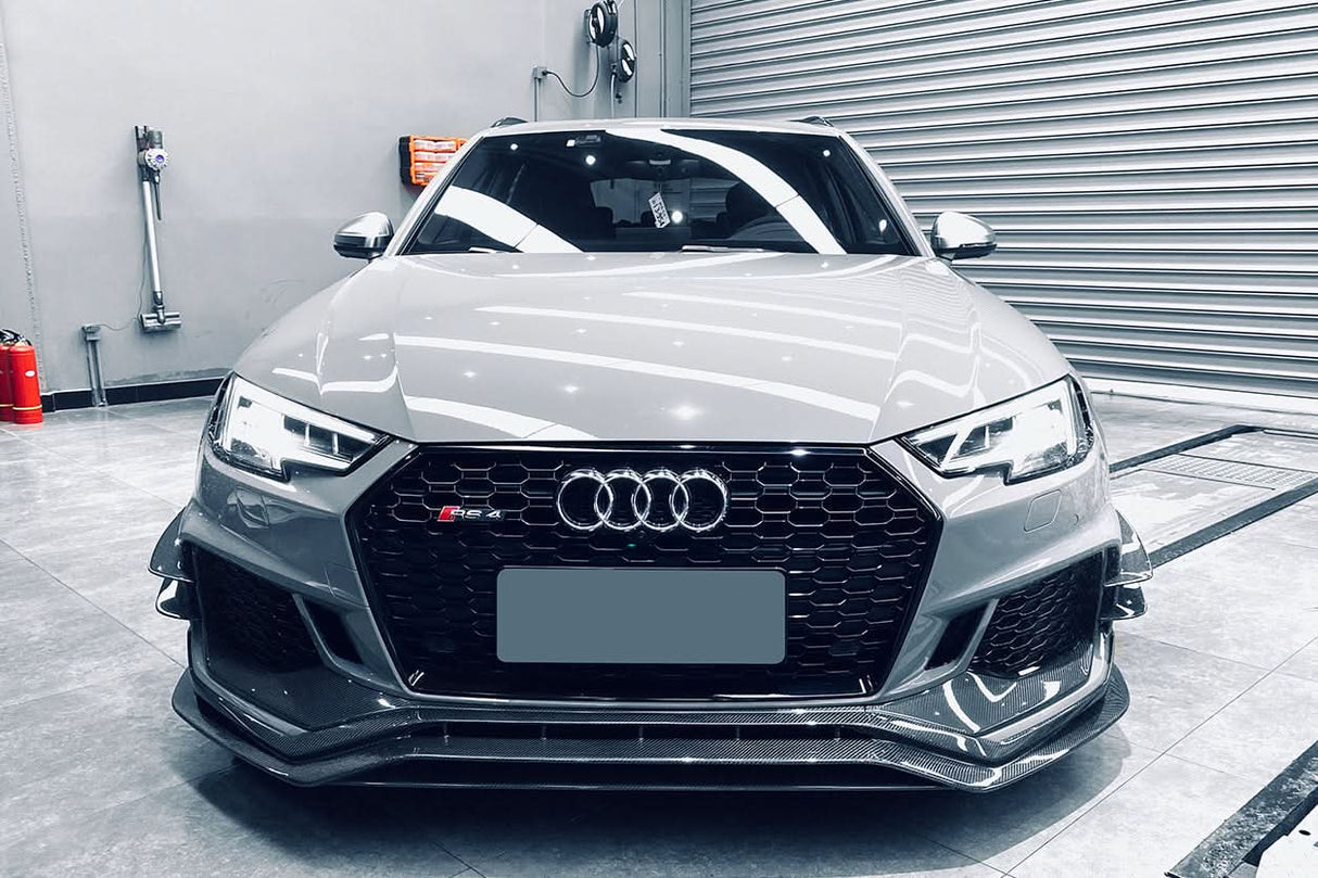 DarwinPRO 2017-2019 Audi RS4 B9 Front Bumper Trim Lip