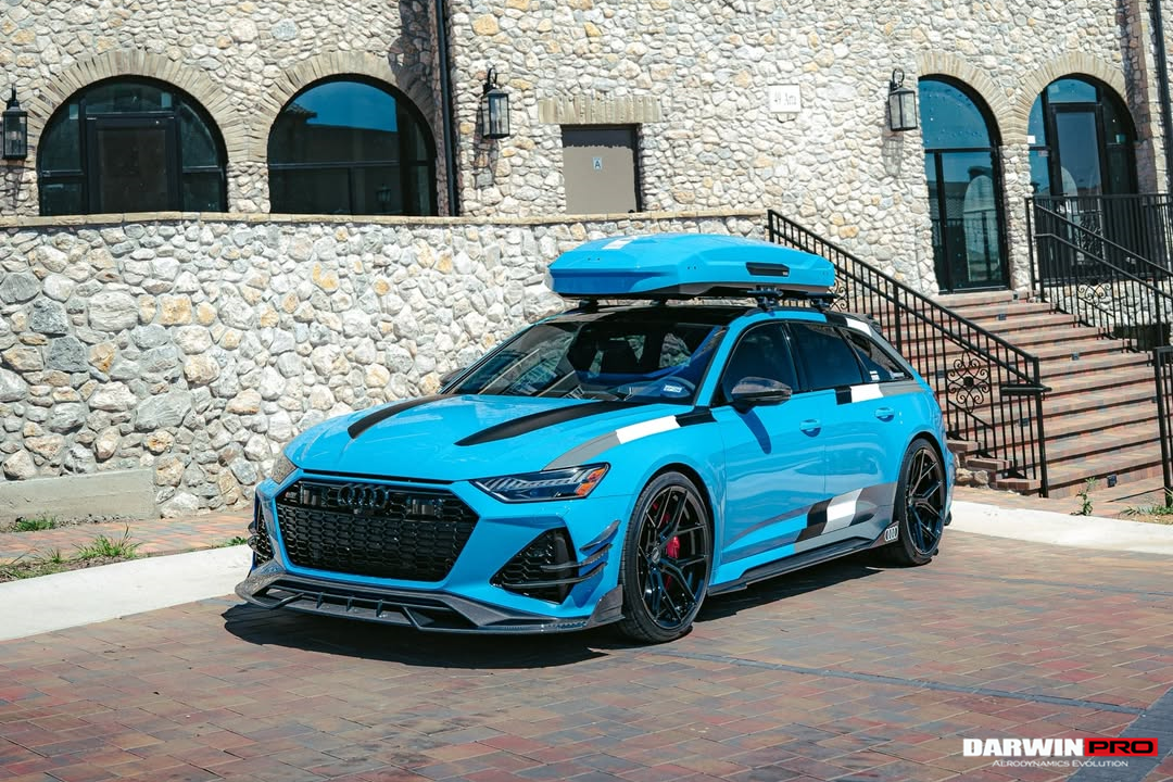 2019-UP Audi RS6 Avant C8 | RS7 Quattro Carbon Fiber Front Lip - DarwinPRO (iMP Design)