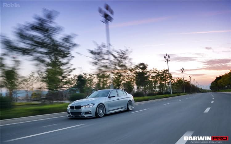 2013-2019 BMW 3 Series F35 M-Tech GV Style Carbon Fiber Side Skirts