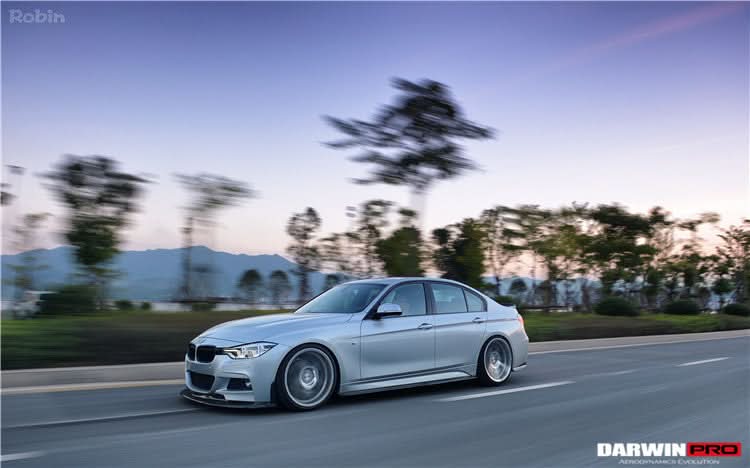 2013-2019 BMW 3 Series F35 M-Tech GV Style Carbon Fiber Side Skirts
