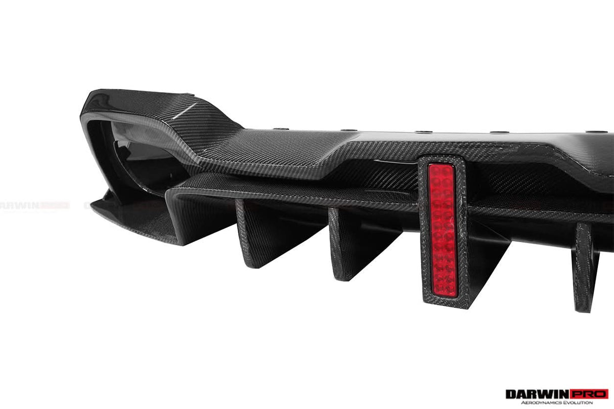 2019-2022 BMW 3 Series G20 G28 BKSS Style Carbon Fiber Rear Diffuser (For QUAD Exhaust tips)