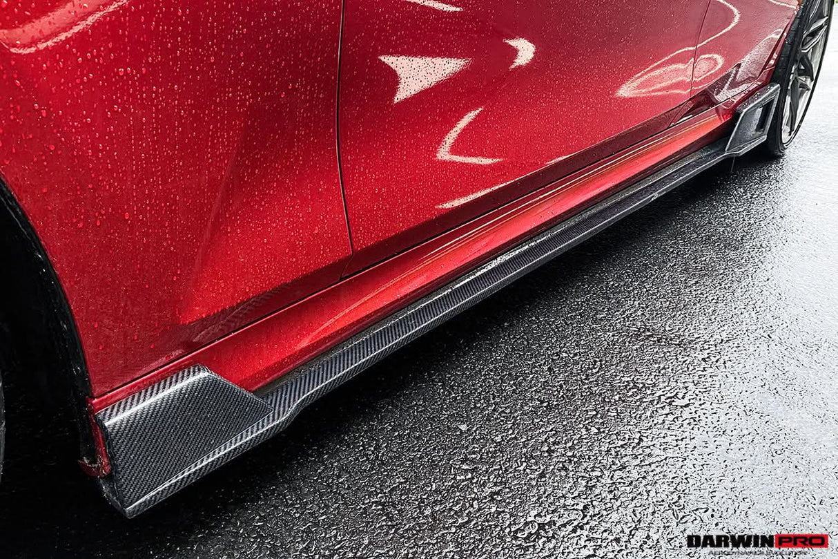 2019-2022 BMW 3 Series G20 BKSS Style Carbon Fiber Side Skirts Under Board