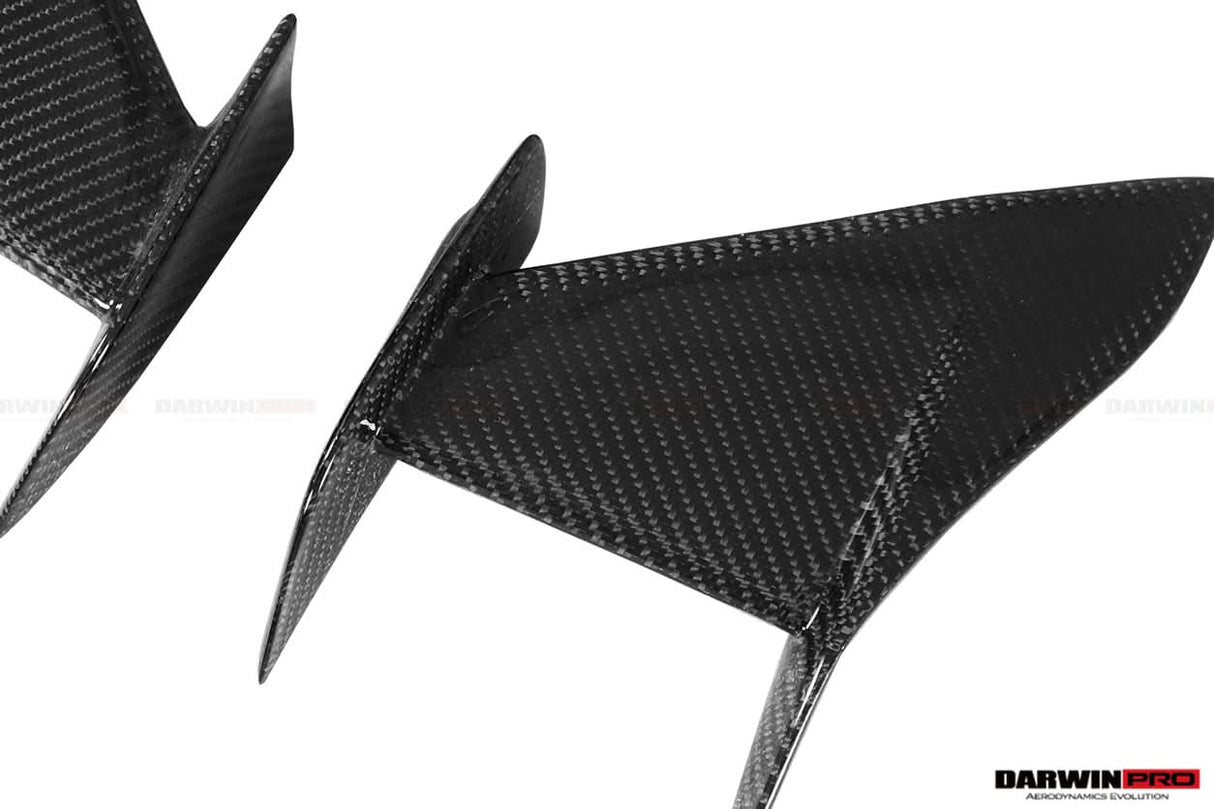 2018-2025 BMW 8 Series G14 Convertible G15 Coupe G16 4DR-Gran Coupe 840i M850i IMP Performance Carbon Fiber Front Bumper Canards