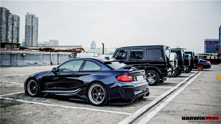 2016-2020 BMW M2 F87 VR Style Partial Carbon Fiber Wide Full Body kit