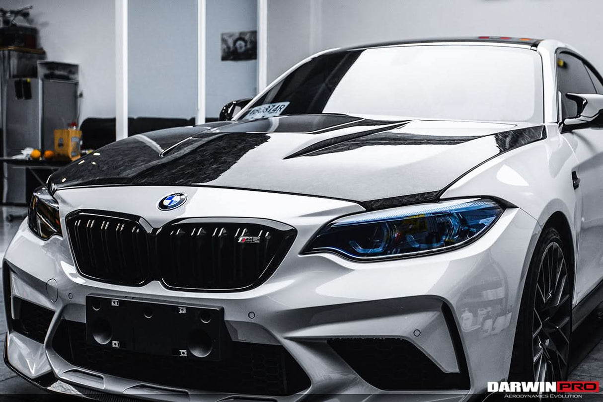 DarwinPRO 2014-2021 BMW M2 M2C 2-SERIES F22 F23 F87 IMP Performance Syle Carbon Fiber Hood