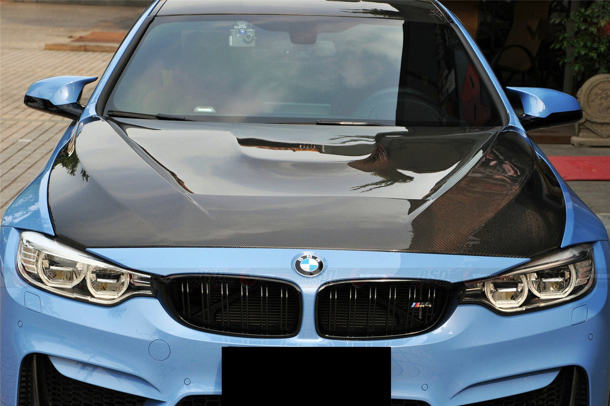 2014-2020 BMW M3 F80 | M4 F82 Carbon Fiber Hood - DarwinPRO GTS Design