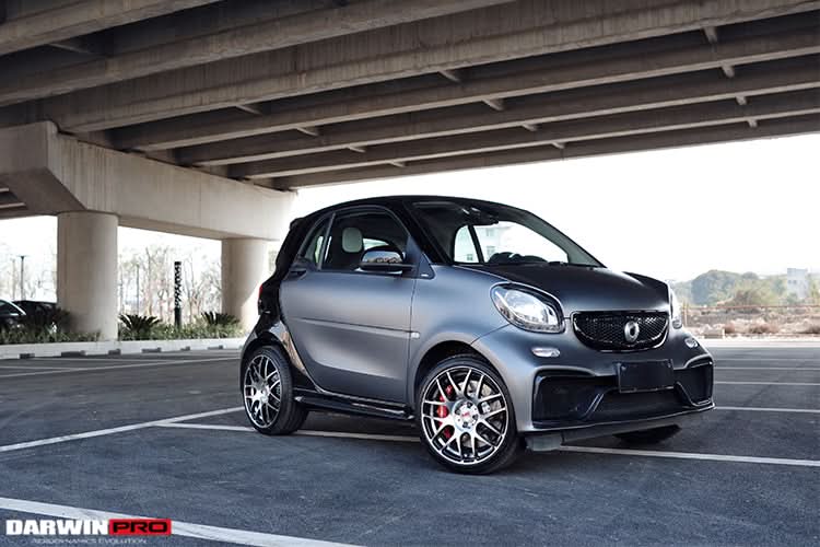 2016-2020 Smart Fortwo 453 BKSS Style Partial Carbon Fiber Side Skirts