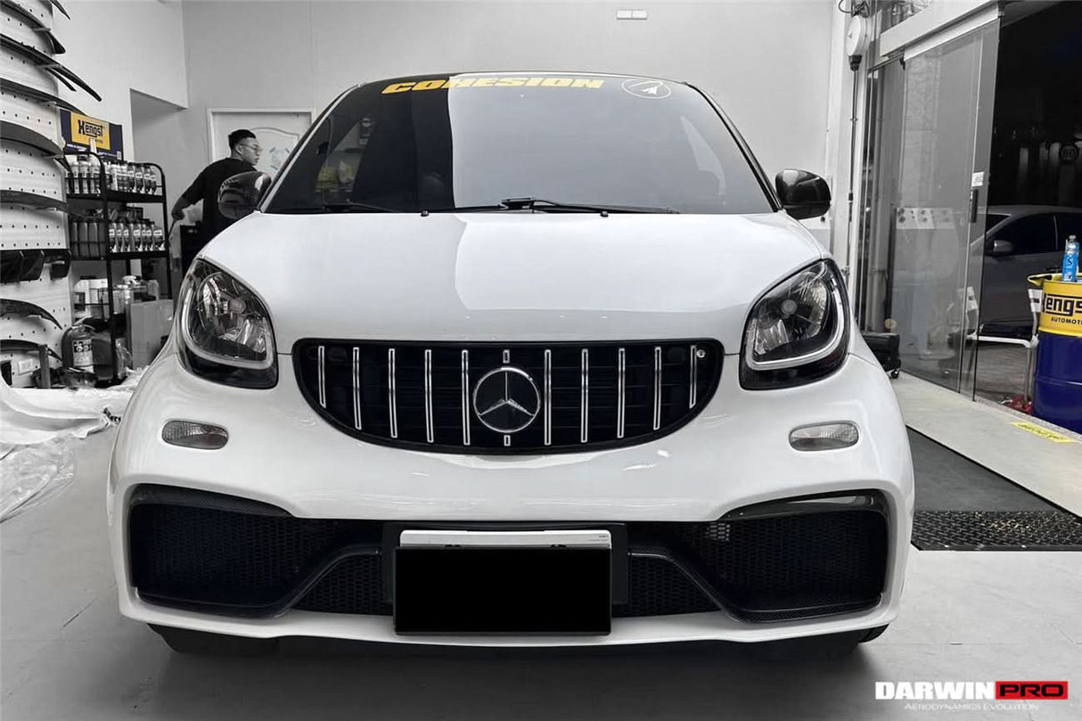2016-2020 Smart Fortwo 453 BKSS Style Partial Carbon Fiber Side Skirts