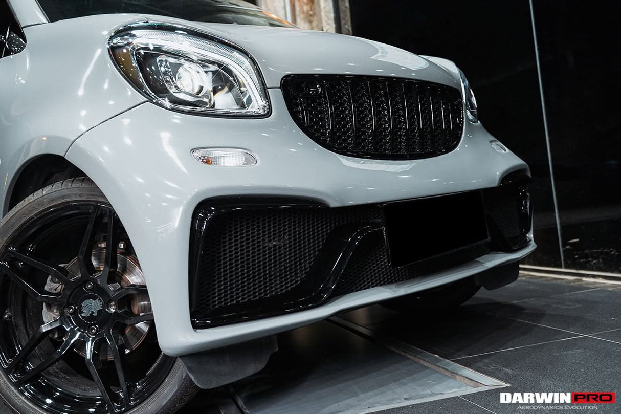 2015-2022 Mercedes Benz Smart Fortwo 453 Partial Carbon Fiber Full Body Kit DarwinPRO (BKSS)