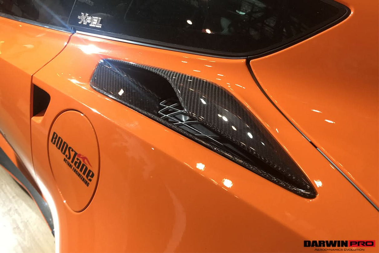 2013-2019 Corvette C7 Z06 Z51 Grandsport Style Rear Quarter Panel Vents